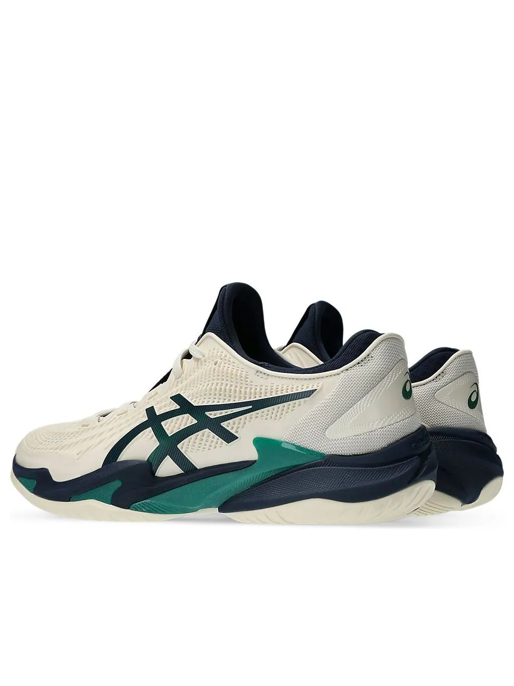 Кроссовки Asics Court FF 3 Wide Tennis 'Cream Jasper Green' — изображение 4 из 7, кремовый/зеленый