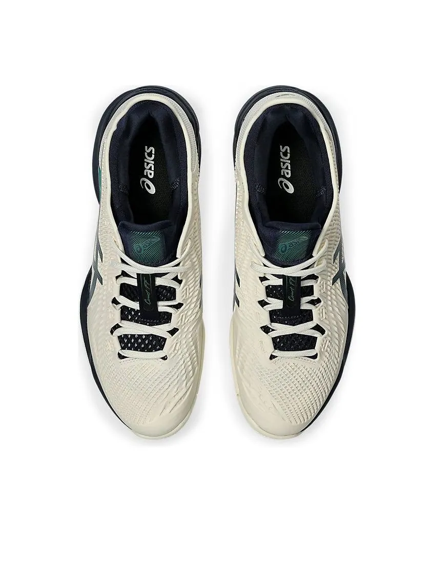 Кроссовки Asics Court FF 3 Wide Tennis 'Cream Jasper Green' — изображение 6 из 7, кремовый/зеленый