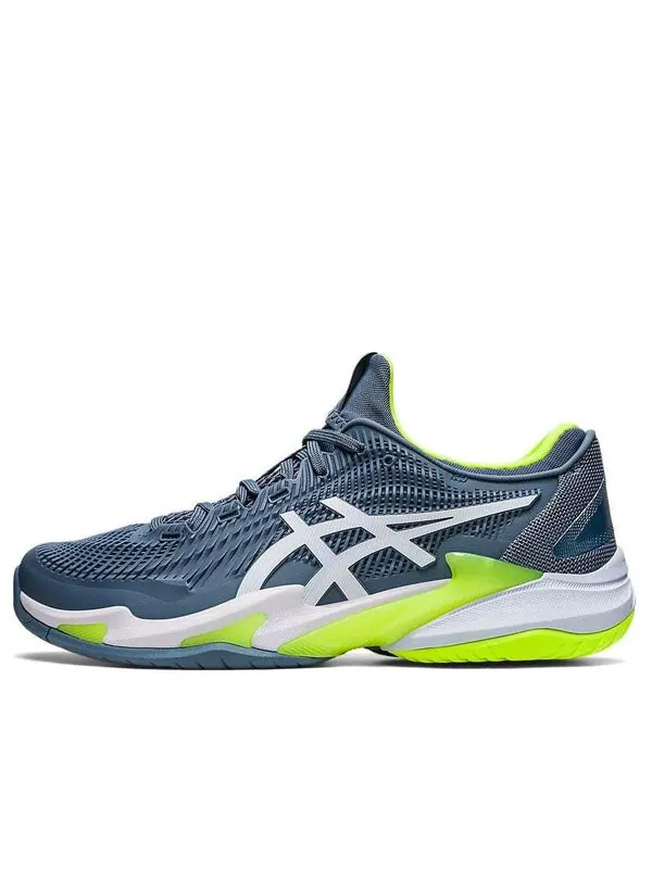 Кроссовки Asics Court FF 3 'Steel Blue Lime' — изображение 1 из 4, синий/белый