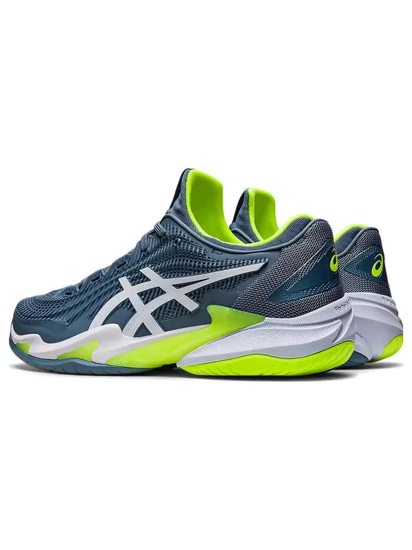 Кроссовки Asics Court FF 3 'Steel Blue Lime' — изображение 4 из 4, синий/белый