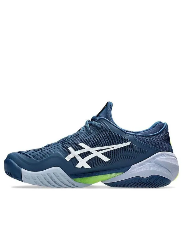 Кроссовки court ff 3 sneakers 'mako blue white' Asics — изображение 1 из 4, желтый/белый/зеленый
