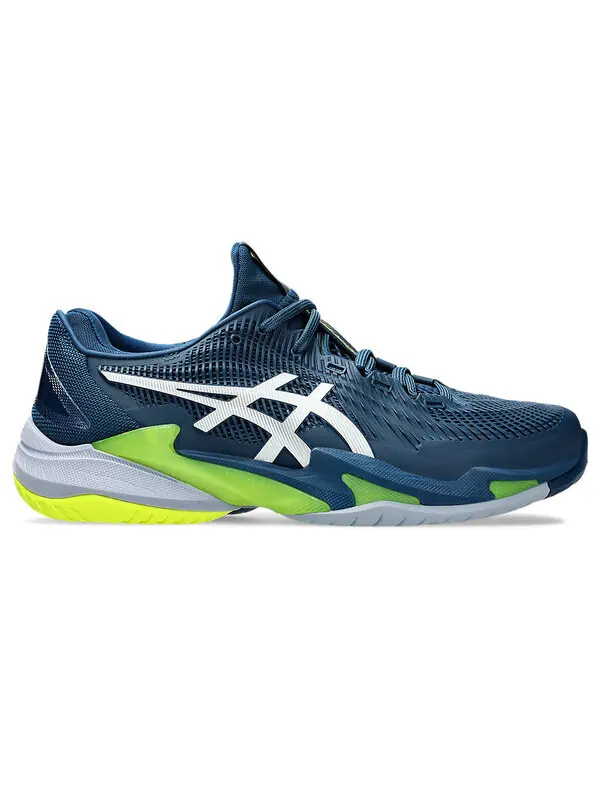 Кроссовки court ff 3 sneakers 'mako blue white' Asics — изображение 2 из 4, желтый/белый/зеленый