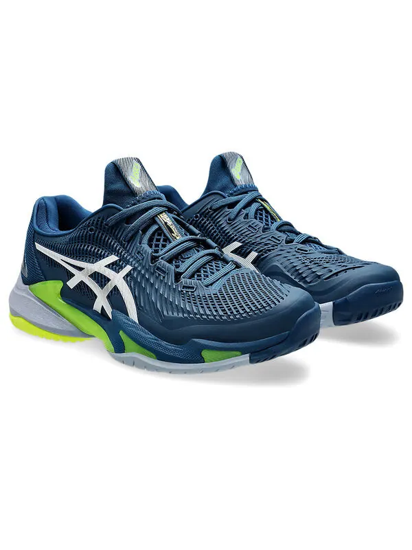 Кроссовки court ff 3 sneakers 'mako blue white' Asics — изображение 3 из 4, желтый/белый/зеленый