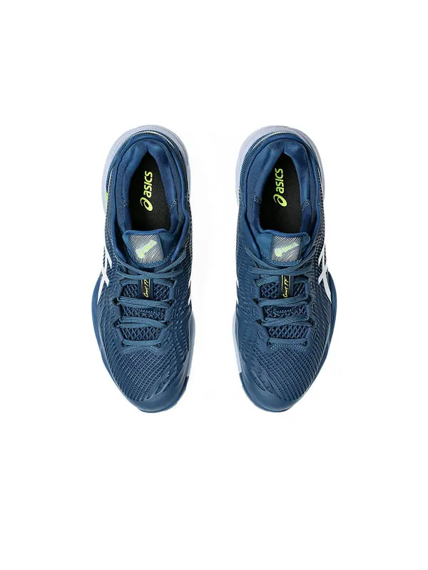 Кроссовки court ff 3 sneakers 'mako blue white' Asics — изображение 4 из 4, желтый/белый/зеленый
