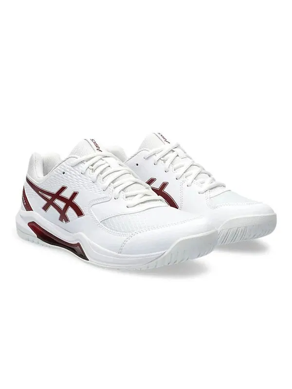 Кроссовки Asics Gel Dedicate 8 Tennis Shoes 'White Antique Red' — изображение 2 из 4, белый/красный