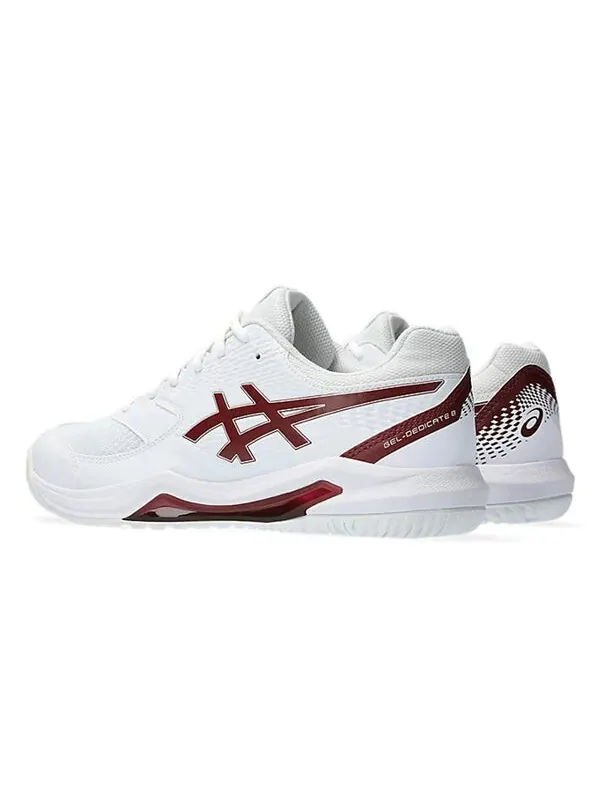 Кроссовки Asics Gel Dedicate 8 Tennis Shoes 'White Antique Red' — изображение 3 из 4, белый/красный