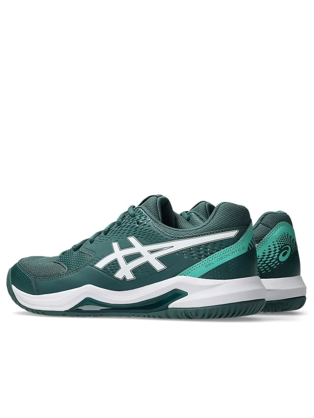 Asics Gel-Dedicate 8 'Dark Neptune White' — изображение 4 из 7, темный/белый