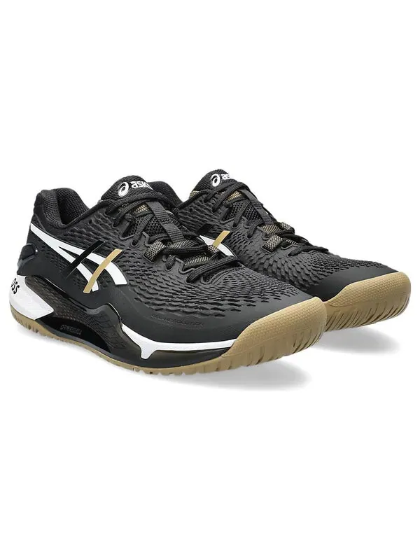 Кроссовки гелевые Resolution 9 x Hugo Boss Asics — изображение 3 из 4, черный