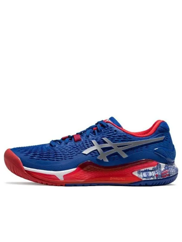 Кроссовки Gel Resolution 9 ограниченный тираж Asics — изображение 1 из 3, синий/серебристый