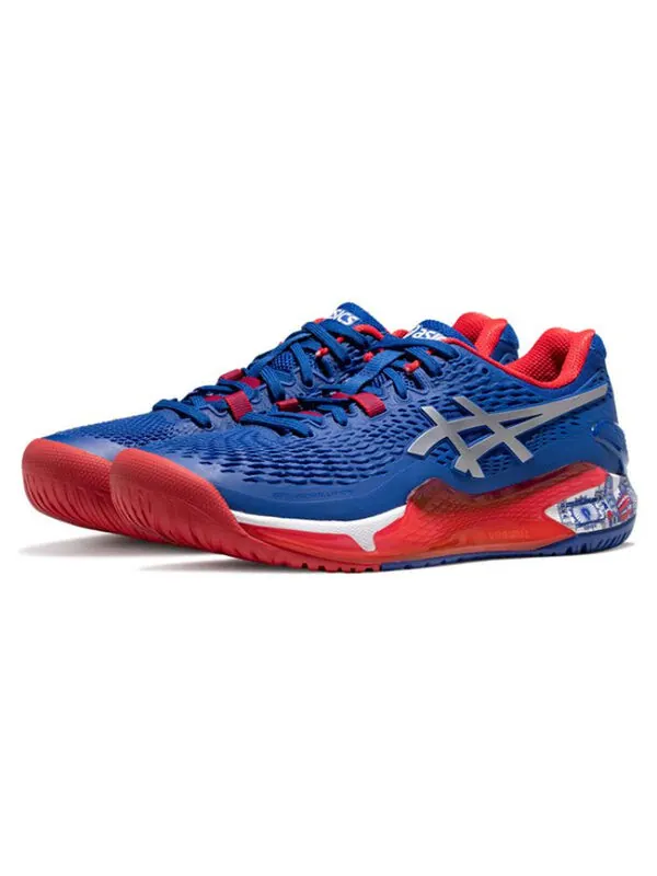 Кроссовки Gel Resolution 9 ограниченный тираж Asics — изображение 3 из 3, синий/серебристый