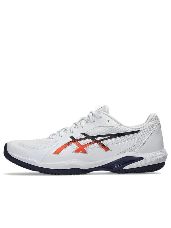 Кроссовки solution swift ff 2 clay 'white nova orange' Asics — изображение 1 из 4, белый/оранжевый