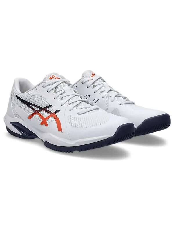 Кроссовки solution swift ff 2 clay 'white nova orange' Asics — изображение 3 из 4, белый/оранжевый