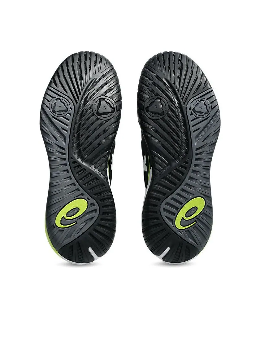 Кроссовки ASICS Gel-Resolution X 'Black Lime' — изображение 6 из 6, черный
