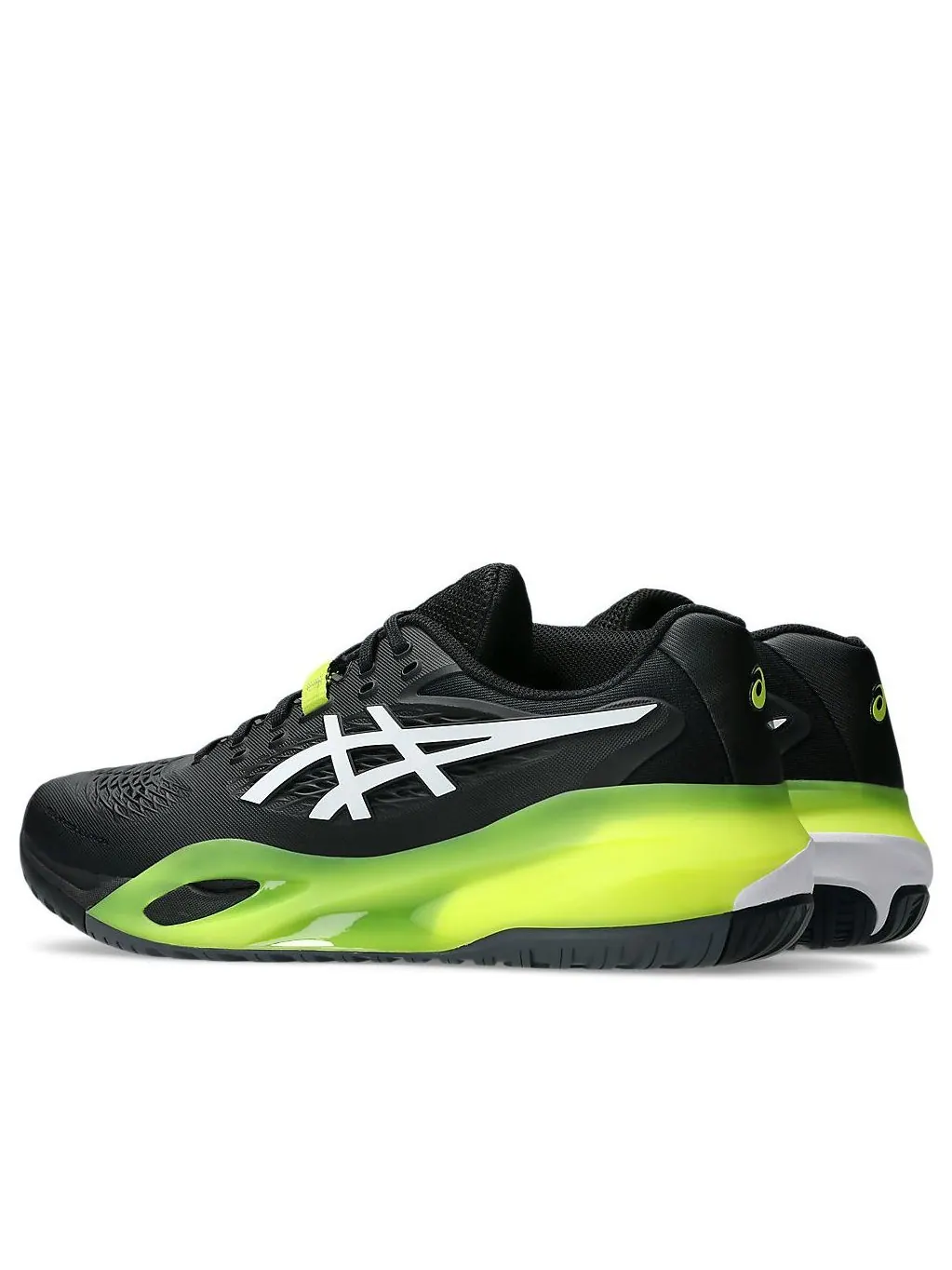 Asics Gel-Resolution X 'Black Lime' — изображение 3 из 6, черный/белый