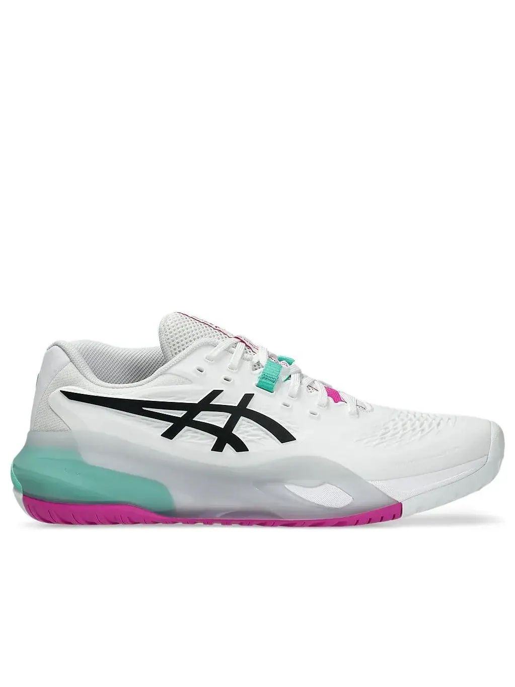 Кроссовки ASICS Gel-Resolution X 'White Aurora Green' — изображение 2 из 7, белый