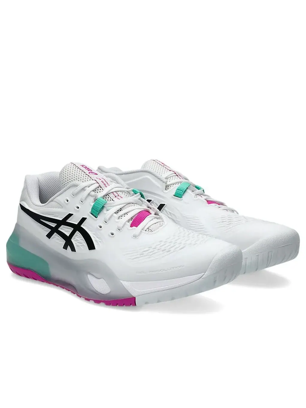 Кроссовки ASICS Gel-Resolution X 'White Aurora Green' — изображение 3 из 7, белый