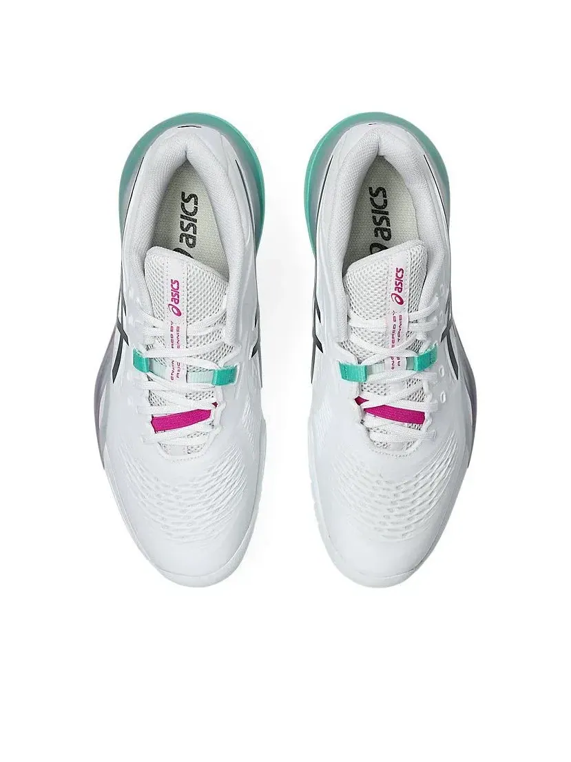 Кроссовки ASICS Gel-Resolution X 'White Aurora Green' — изображение 6 из 7, белый