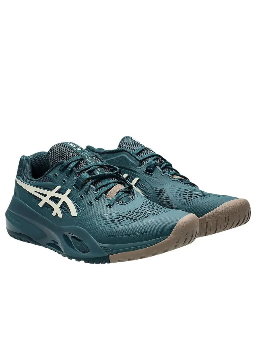 Кроссовки ASICS Gel-Resolution X 'Saxon Green Birch' — изображение 3 из 6, зеленый