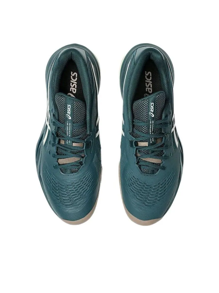 Кроссовки ASICS Gel-Resolution X 'Saxon Green Birch' — изображение 4 из 6, зеленый