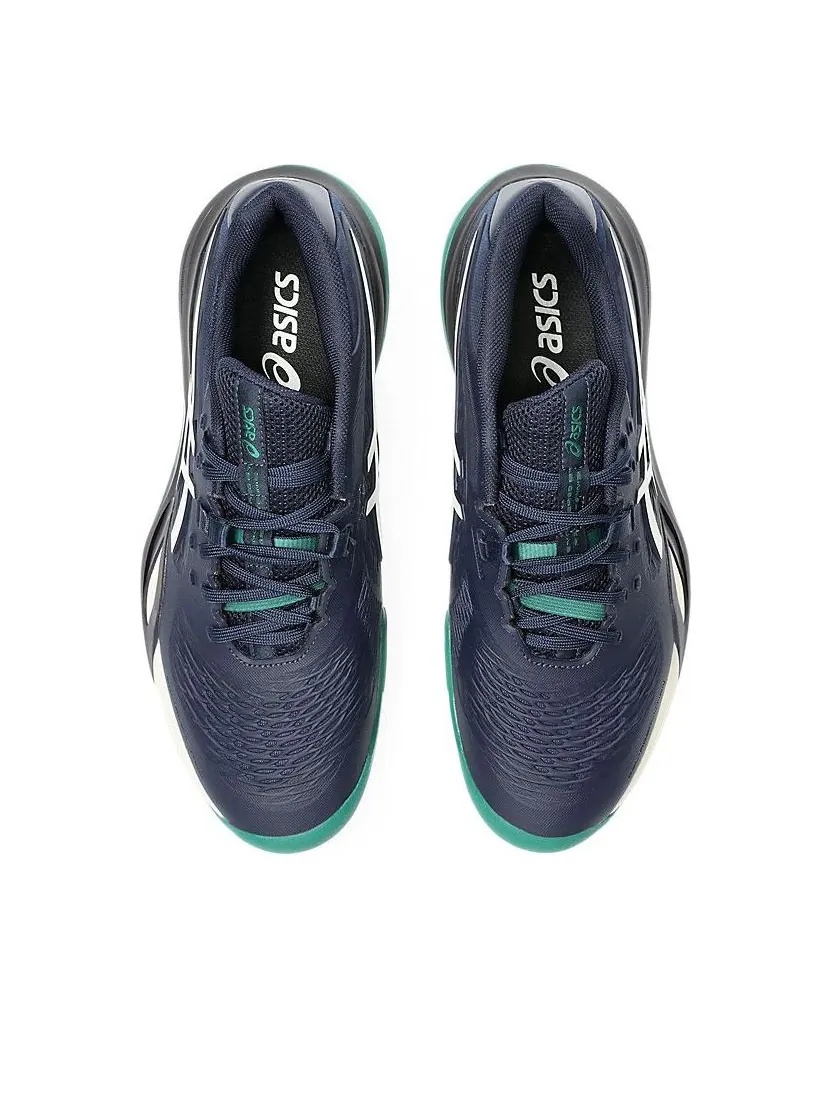 Кроссовки ASICS Gel-Resolution X Clay 'Midnight Cream' — изображение 6 из 7, темно-синий