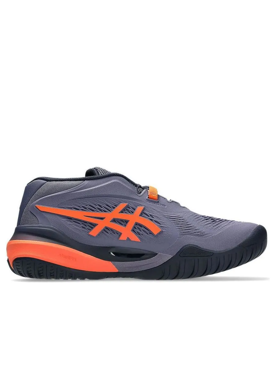 Кроссовки ASICS Gel-Resolution X Wide 'Greyish Purple Nova Orange' — изображение 2 из 7, фиолетовый