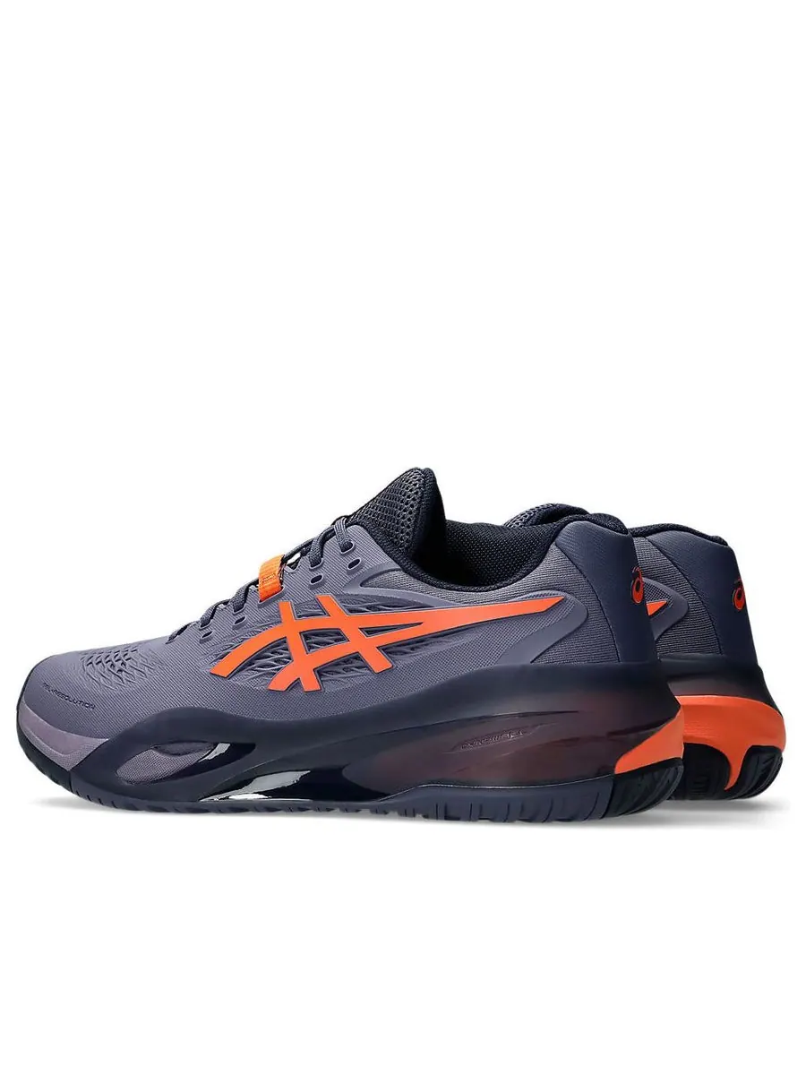 Кроссовки ASICS Gel-Resolution X Wide 'Greyish Purple Nova Orange' — изображение 4 из 7, фиолетовый