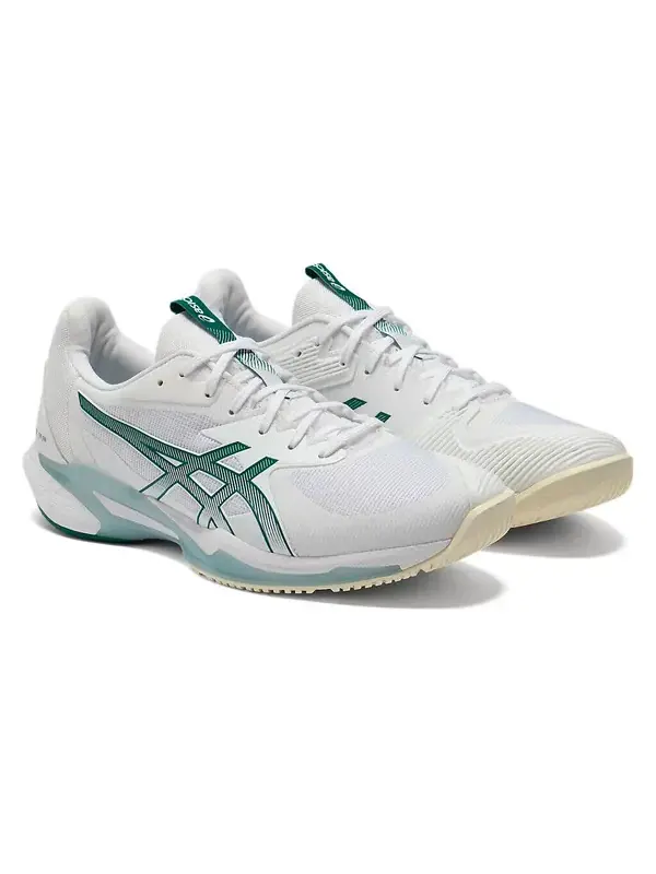 Кроссовки solution speed ff 3 'white pitch green' Asics — изображение 3 из 4, белый/зеленый