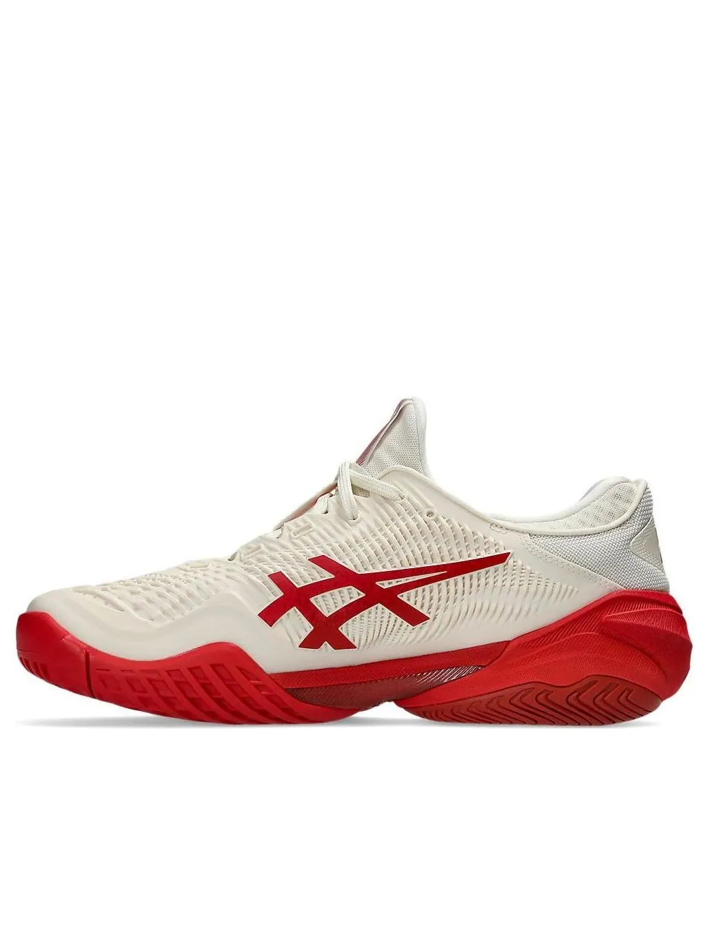 Кроссовки ASICS Court FF 3 Novak 'Cream Classic Red' — изображение 1 из 7, белый