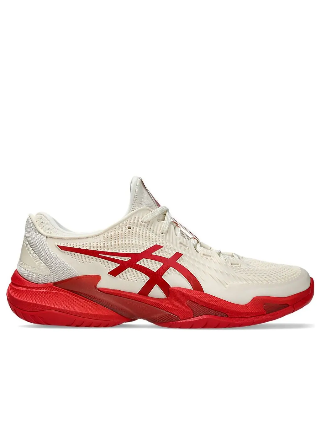 Кроссовки ASICS Court FF 3 Novak 'Cream Classic Red' — изображение 2 из 7, белый