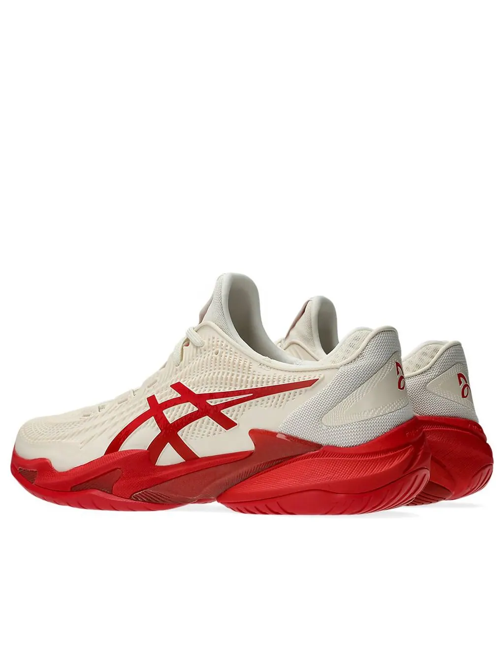 Кроссовки ASICS Court FF 3 Novak 'Cream Classic Red' — изображение 5 из 7, белый