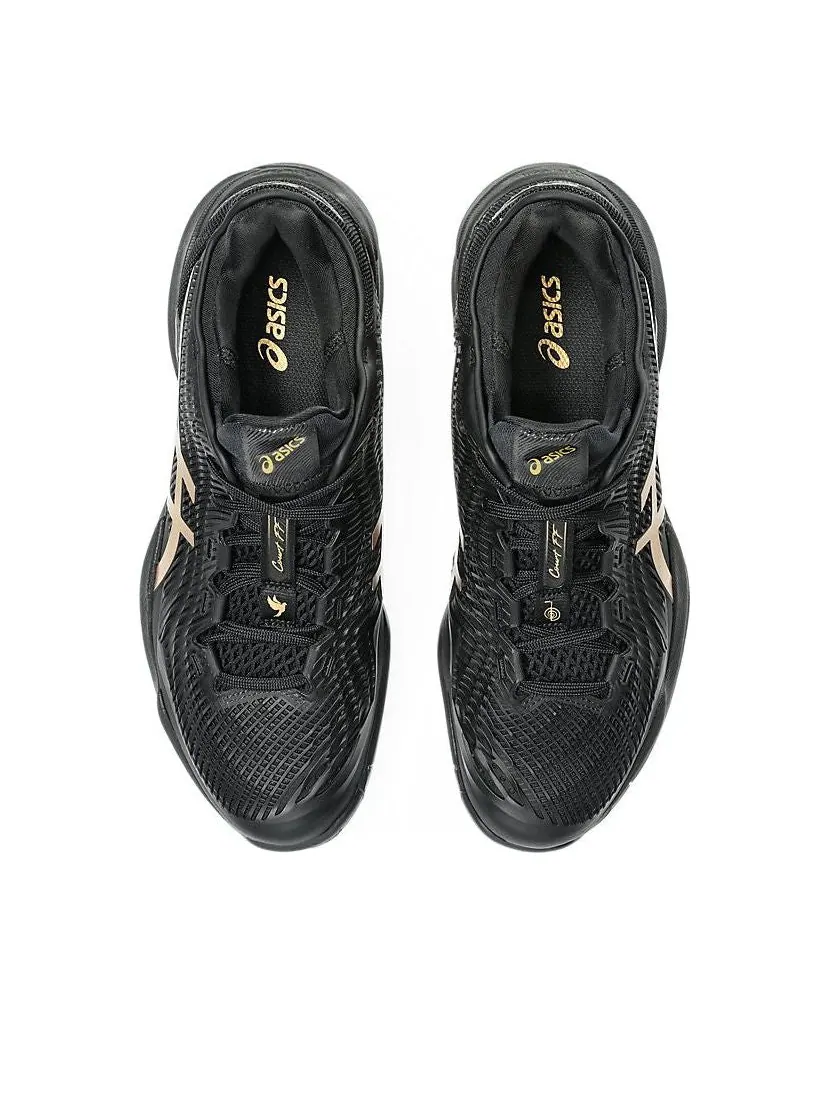 Asics Court FF 3 Novak Night Energy 'Black Prism Gold' — изображение 6 из 7, черный/золотистый