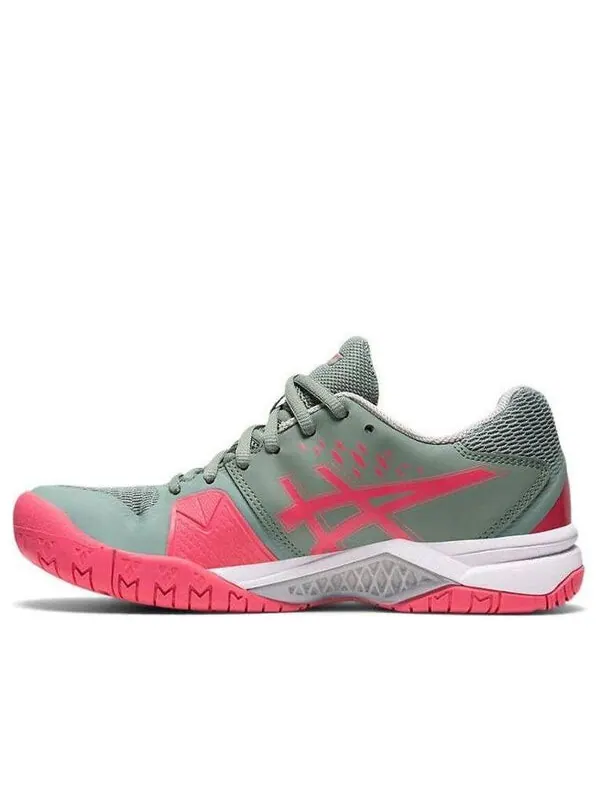 Кроссовки гель Challenger 12 Asics — изображение 1 из 4, зеленый/розовый