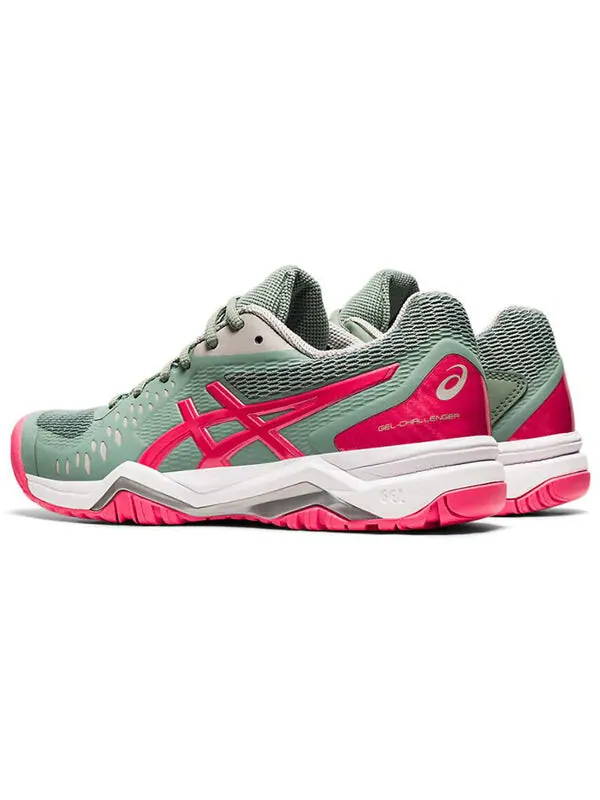Кроссовки гель Challenger 12 Asics — изображение 4 из 4, зеленый/розовый