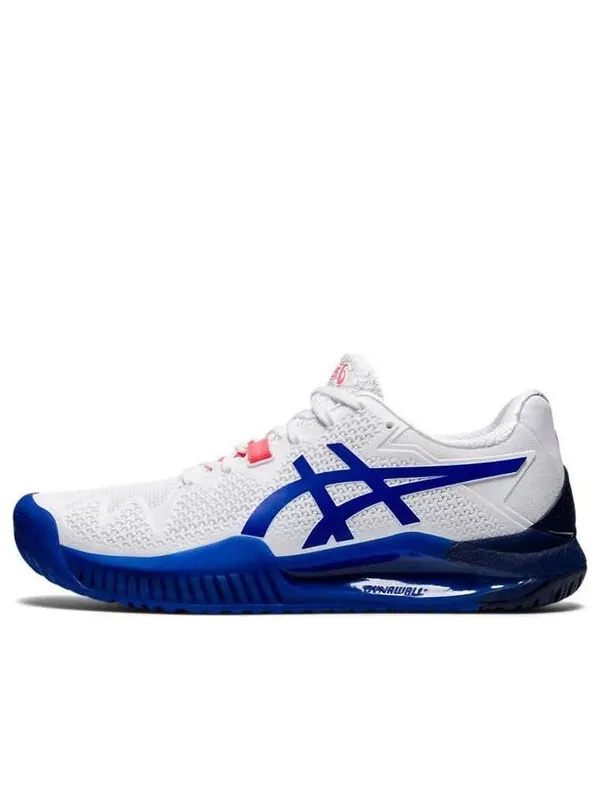 Кроссовки гель разрешение 8 Asics — изображение 1 из 4, белый/синий