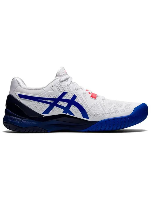 Кроссовки гель разрешение 8 Asics — изображение 2 из 4, белый/синий