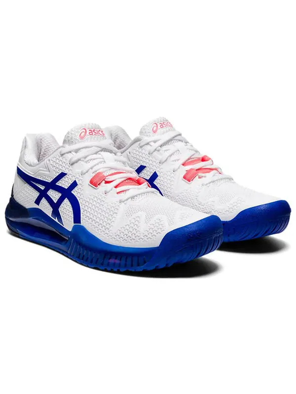 Кроссовки гель разрешение 8 Asics — изображение 3 из 4, белый/синий