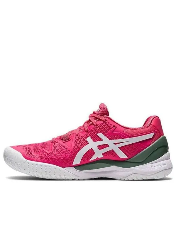 Кроссовки гель разрешение 8 Asics — изображение 1 из 4, розовый/белый