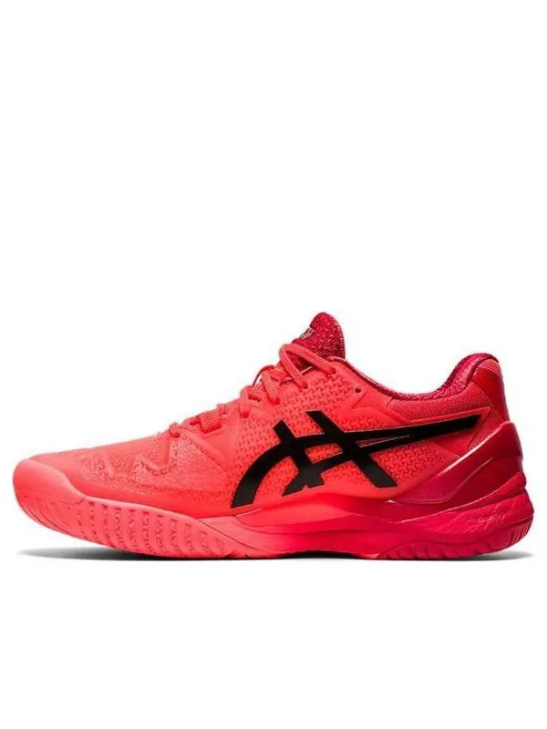 Кроссовки гелевые Resolution 8 Токио Asics — изображение 1 из 4, красный/черный