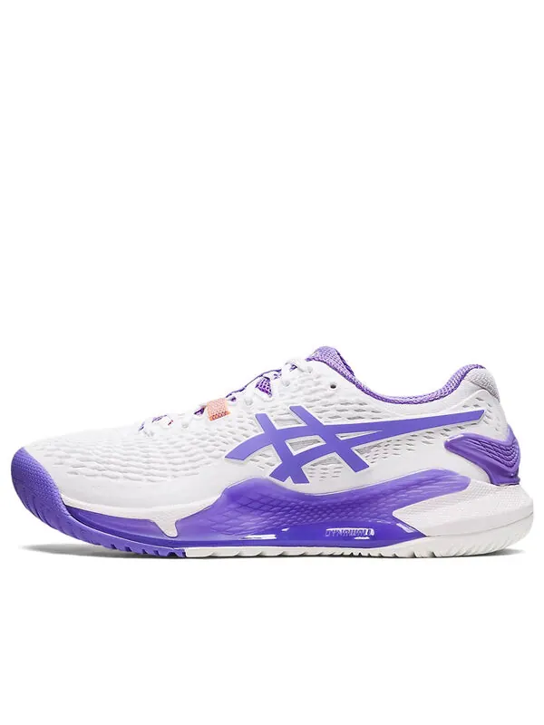 Кроссовки gel resolution 9 'white amethyst' Asics — изображение 1 из 4, белый/фиолетовый