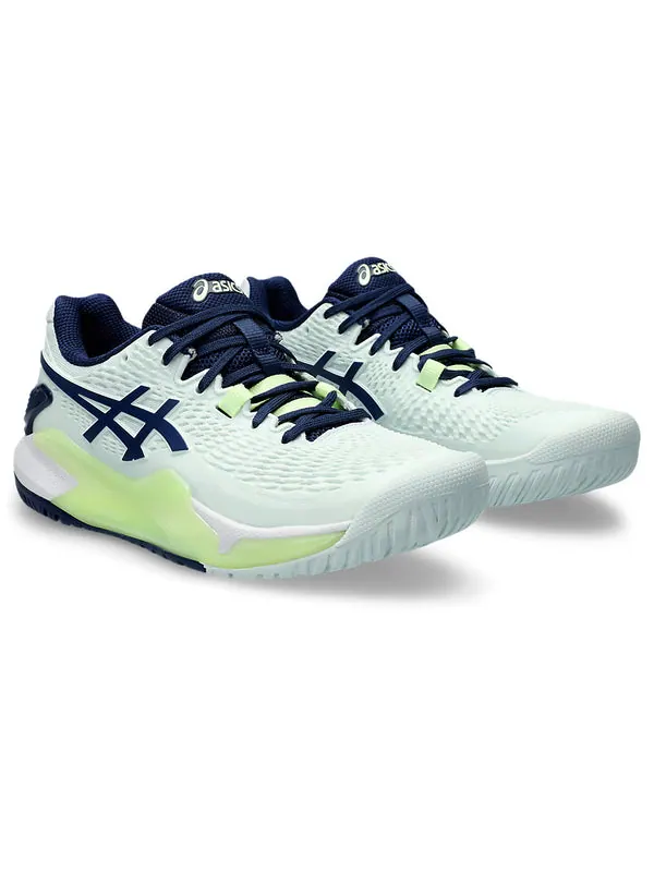 Кроссовки gel-resolution 9 'pale mint blue expanse' Asics — изображение 2 из 4, бледный/синий