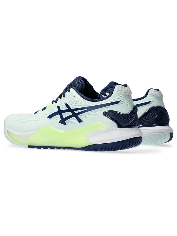 Кроссовки gel-resolution 9 'pale mint blue expanse' Asics — изображение 3 из 4, бледный/синий