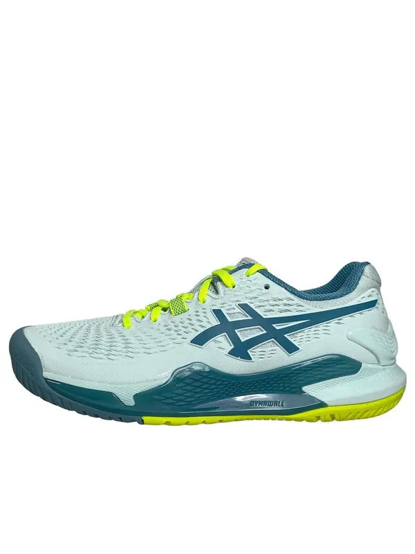 Кроссовки gel-resolution 9 'soothing sea gris blue' Asics — изображение 1 из 4, синий