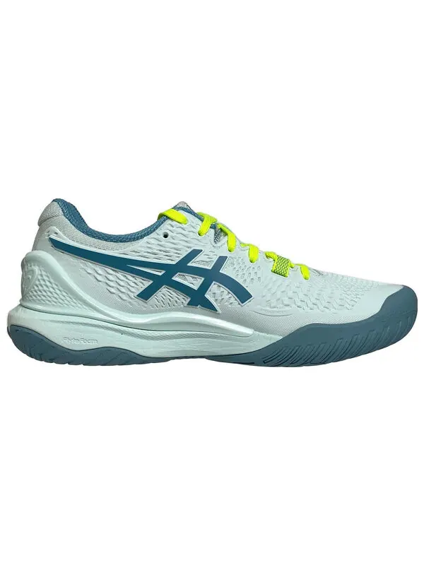 Кроссовки gel-resolution 9 'soothing sea gris blue' Asics — изображение 2 из 4, синий