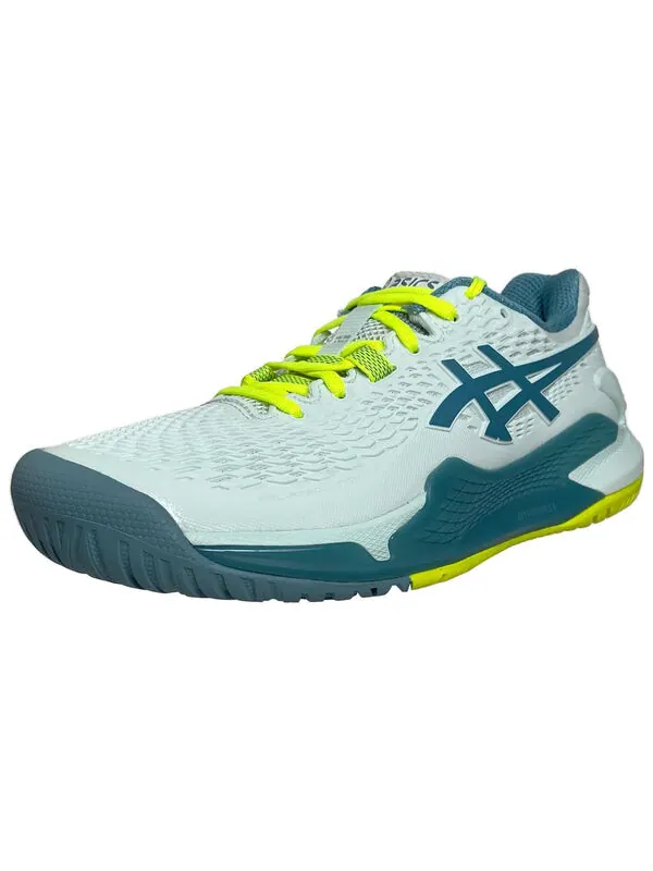 Кроссовки gel-resolution 9 'soothing sea gris blue' Asics — изображение 3 из 4, синий