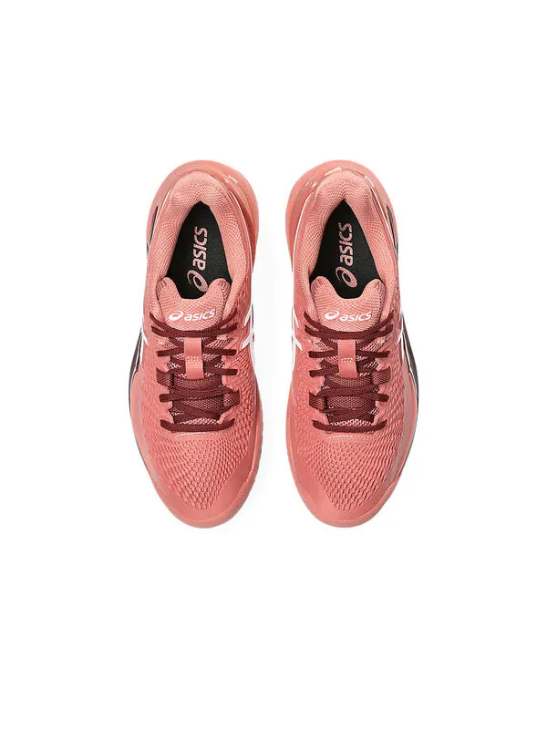 Кроссовки gel-resolution 9 'light garnet' Asics — изображение 4 из 4, светлый/белый