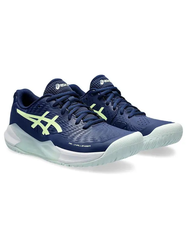 Кроссовки гель Challenger 14 Asics — изображение 4 из 4, синий/желтый