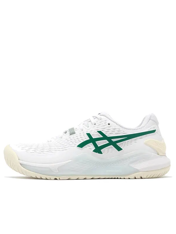 Кроссовки гель разрешение 9 Asics — изображение 1 из 4, белый/зеленый