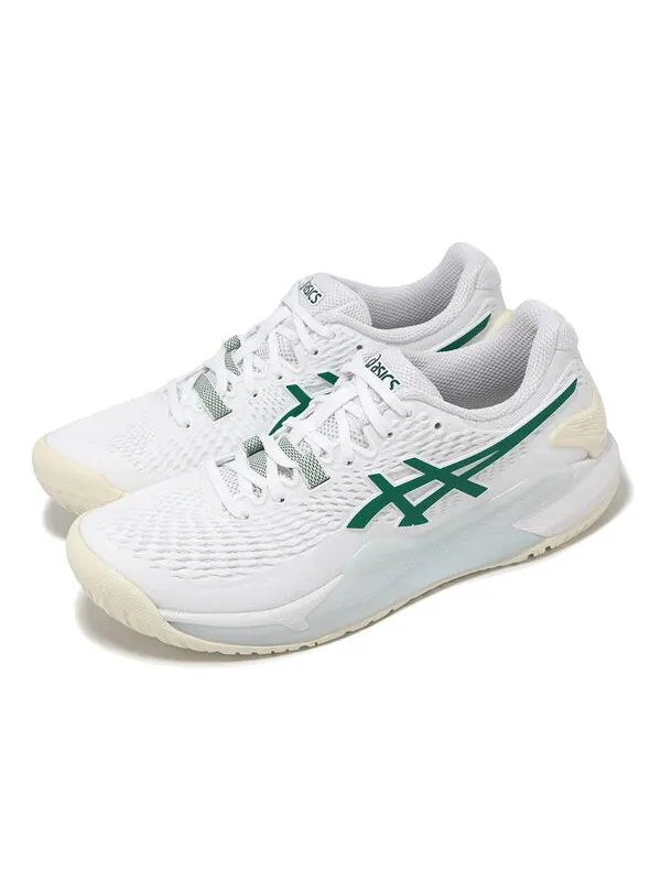 Кроссовки гель разрешение 9 Asics — изображение 3 из 4, белый/зеленый