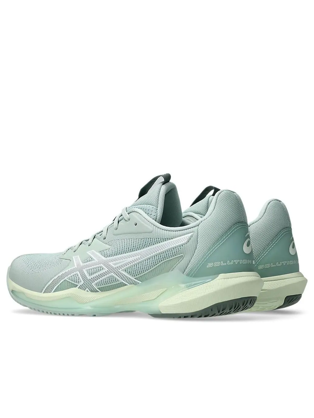 Кроссовки (WMNS) ASICS Solution Speed FF 3 'Lichen Rock White' — изображение 3 из 7, зеленый
