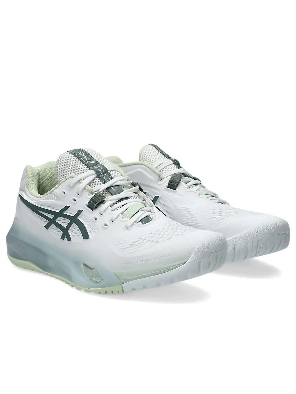 (WMNS) Asics Gel-Resolution X Wide Tennis 'White Monument Blue' — изображение 3 из 7, белый/синий